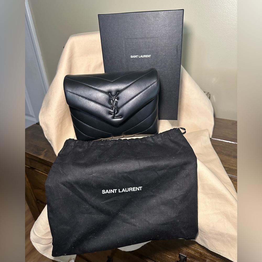YSL Toy Lou Lou Black On Black
